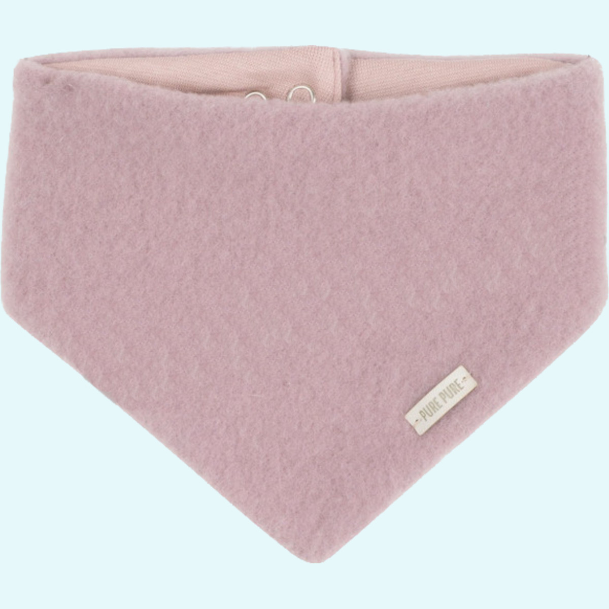 Kuscheliges Kinder Wollfleece Halstuch von Pure Pure 100% Merinowolle Baby & Kinder Wollfleece Halstuch von Pure Pure aus 100% Merinowolle mit Druckknöpfen