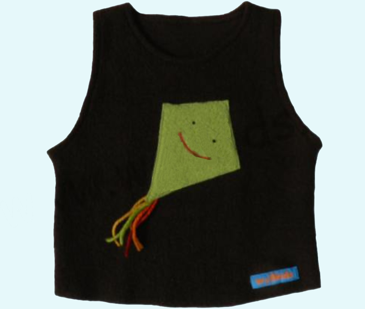 Wollkids Kinder Winter Walk Pullunder braun mit Motiv Drachensteigen Wollkids Baby & Kinder Winter Walk Pullunder Weste aus 100% Wolle ohne Reißverschluss braun mit Motiv Drachensteigen