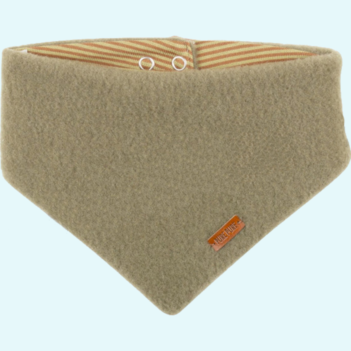 Kuscheliges Kinder Wollfleece Halstuch von Pure Pure 100% Merinowolle Baby & Kinder Wollfleece Halstuch von Pure Pure aus 100% Merinowolle mit Druckknöpfen