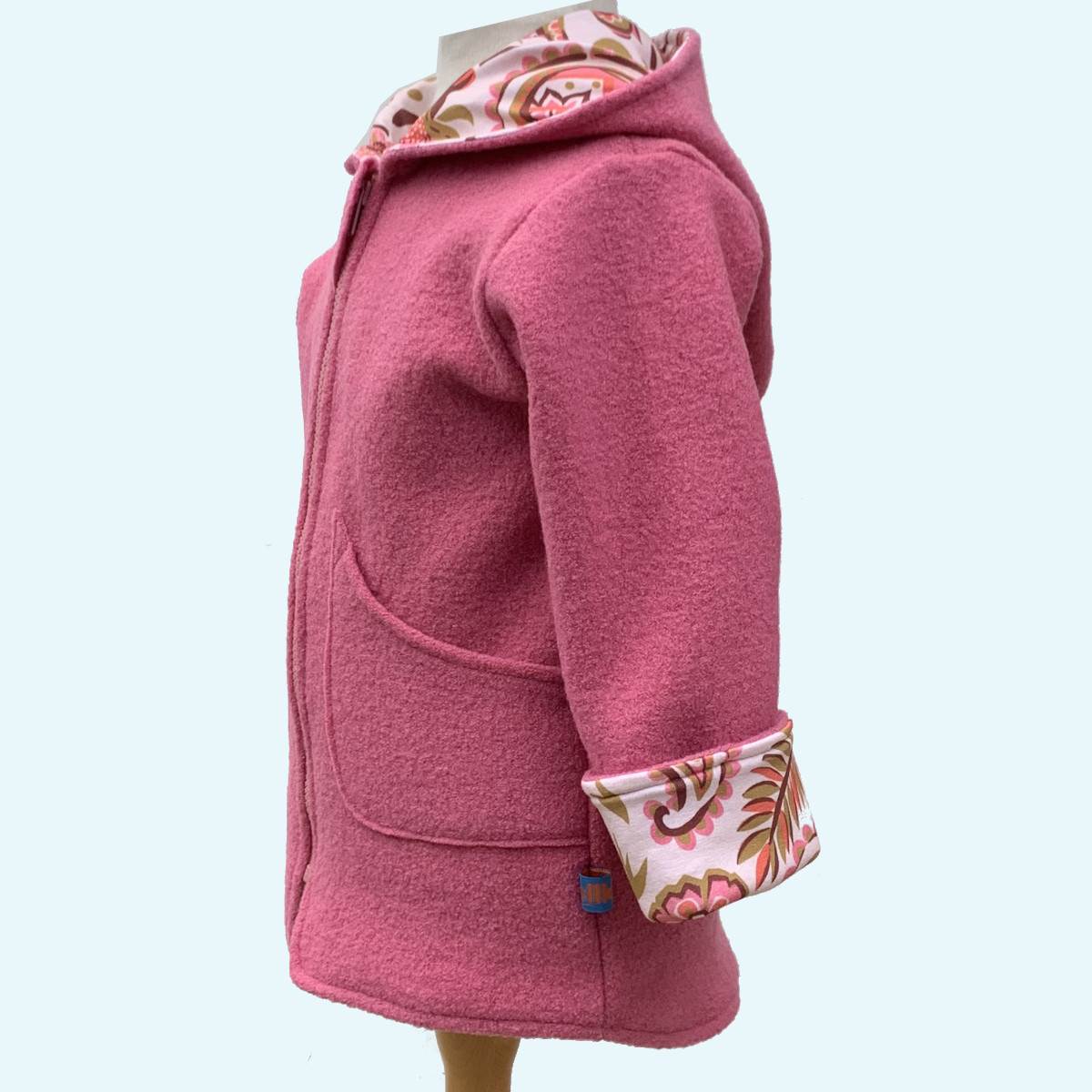Fuchs Fliegenpilz Wollwalk-Jacke Walkjacke Wollwalkjacke mit BIO Baumwoll-Futter