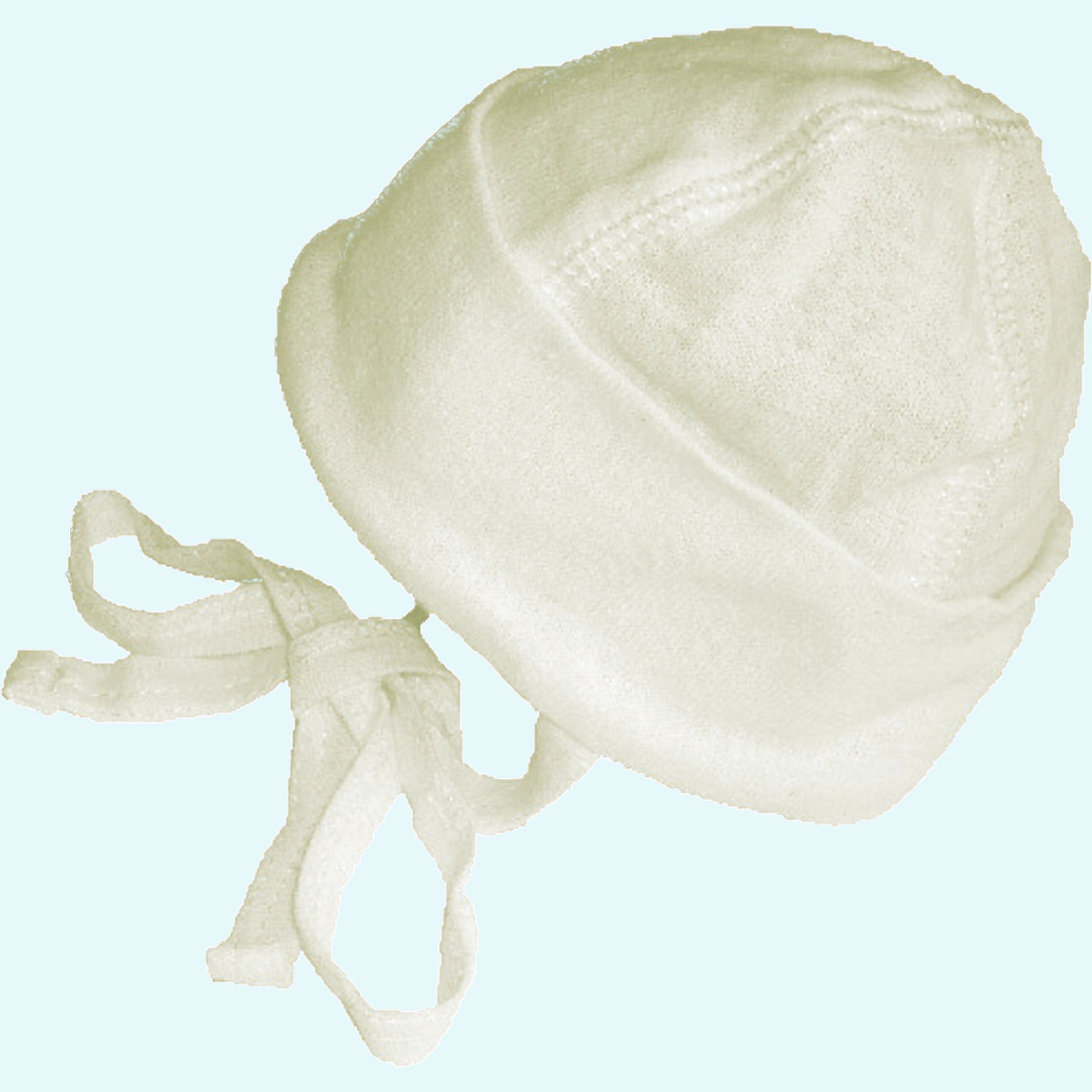 Leichtes Sommer Häubchen für Babys aus 100% Seide - Alkena Sommer Häubchen für Babys aus 100% Bourette Seide von Alkena