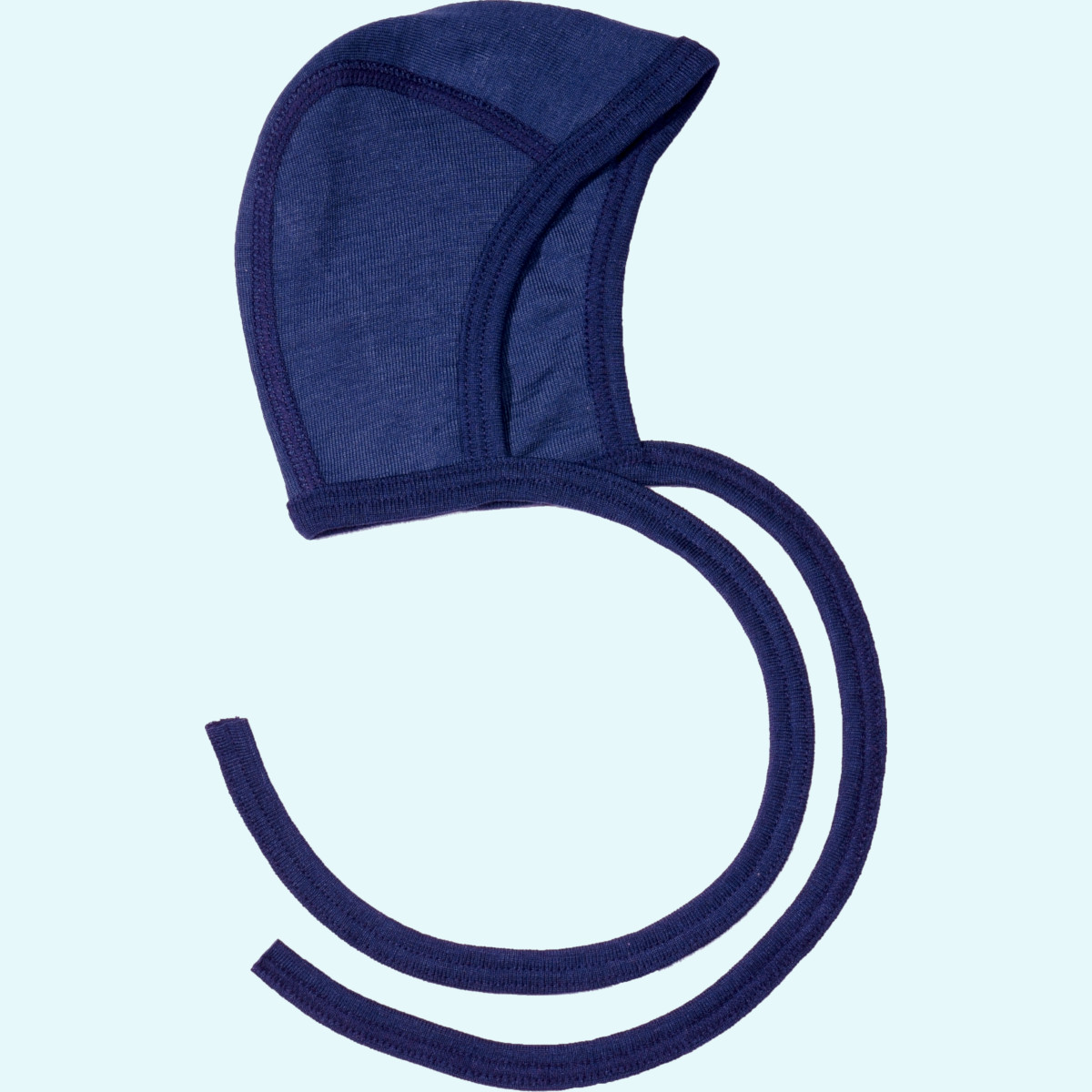 Süßes Baby Häubchen aus Wolle/Seide von Cosilana Baby Häubchen aus Wolle/Seide von Cosilana