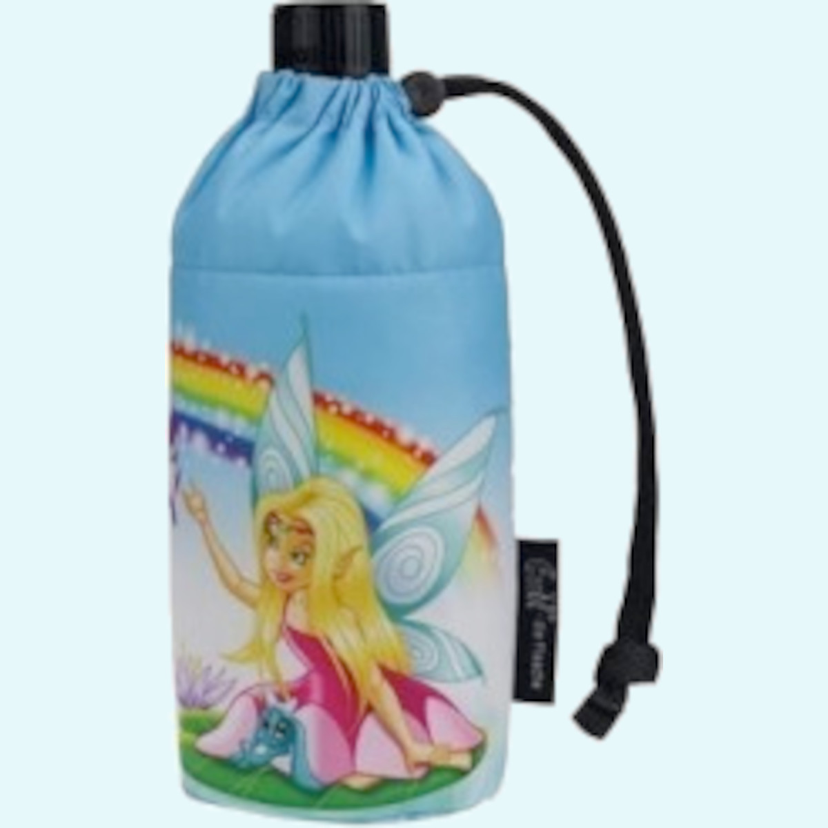 Emil Kinder Trinkflaschen mit Blume des Lebens Schule Emil die Flasche - Kinder Glas-Trinkflaschen für die Schule mit Blume des Lebens & Isolier-Behälter - Die gesunde Trinkflasche