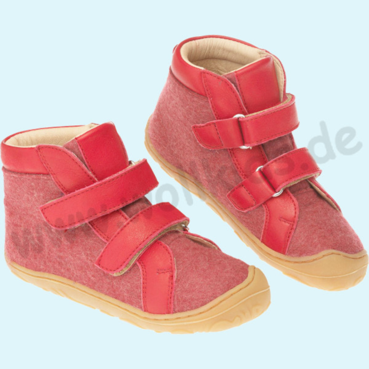 Disana Baby & Kinder Lauflernschuhe aus Leder/Schurwollfilz Tolle disana Baby & Kinder Lauflern-Schuhe mit Klettverschluss aus BIO merino Schurwollfilz & Leder