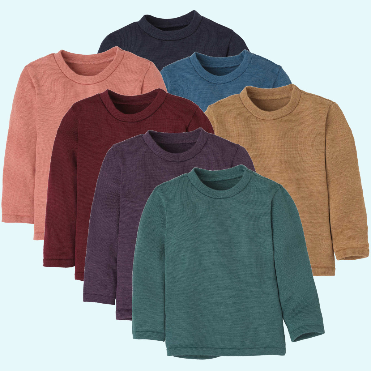 Warmer disana Baby & Kinder Strick-Pullover aus Merinowolle Brand-NEU: Warm & kuschelig: disana Baby & Kinder Strick-Pullover Wollpullover aus kbT merino Schurwolle GOTS