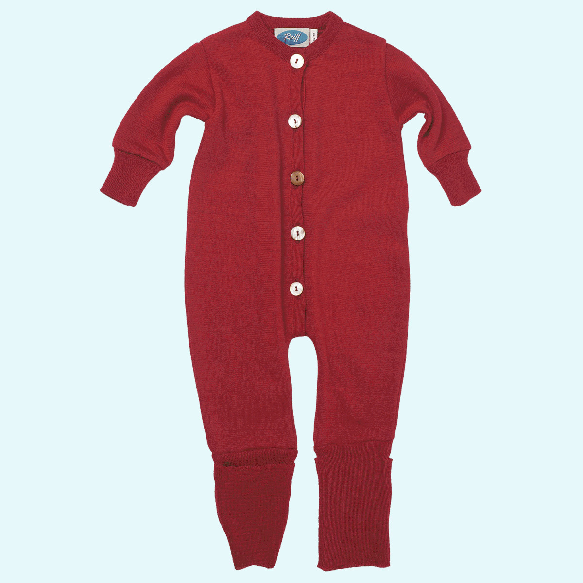 Baby Overall im Winter aus Merinowolle SALE: Overall Schlafanzug aus BIO Wolle Seide Frottee - GOTS