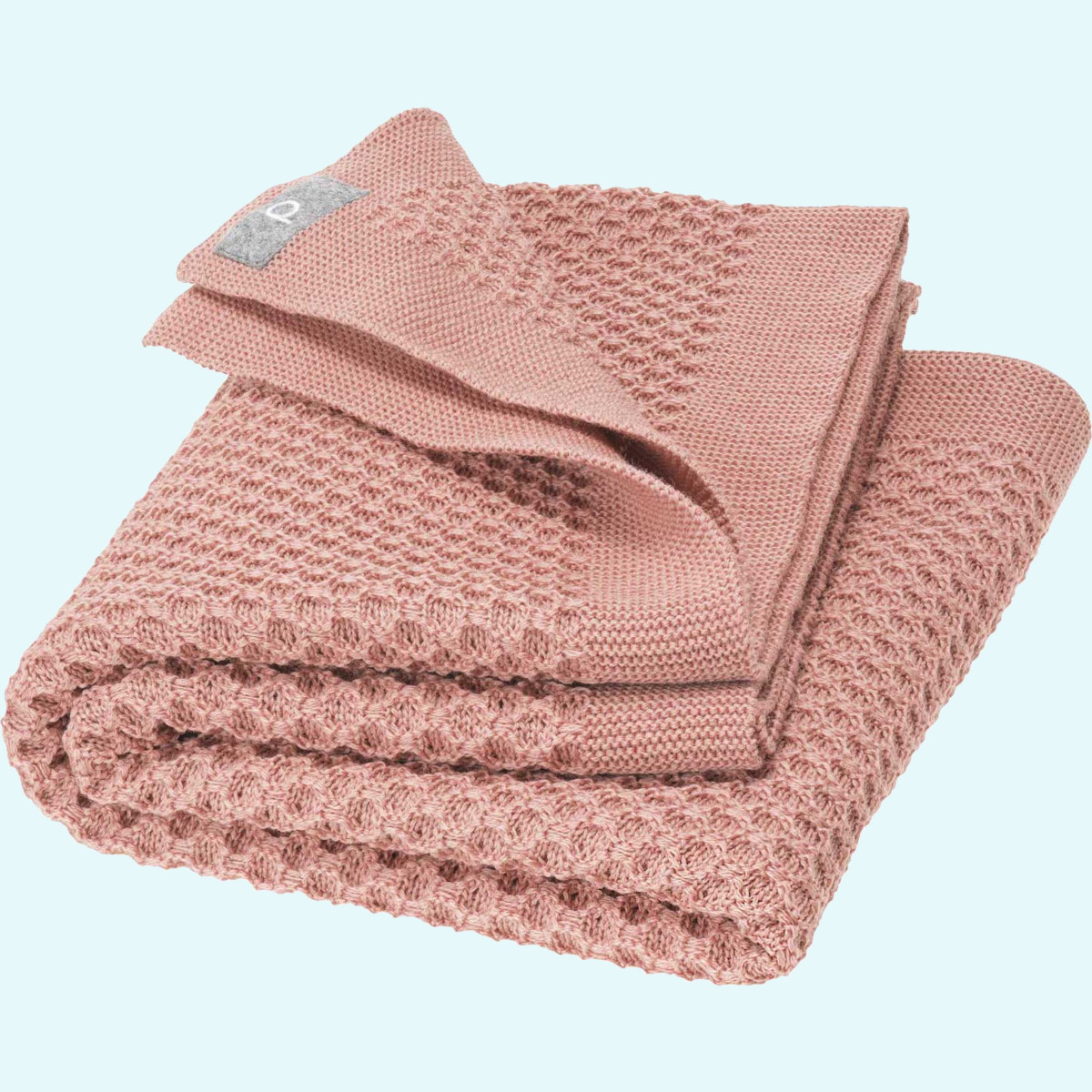 Warme disana Strick-Kuscheldecke für Erwachsene Merino-Schurwolle Große warme disana Erwachsenen Waben-Strick-Kuscheldecke 135x200 aus BIO merino Schurwolle - Winter-Decke GOTS