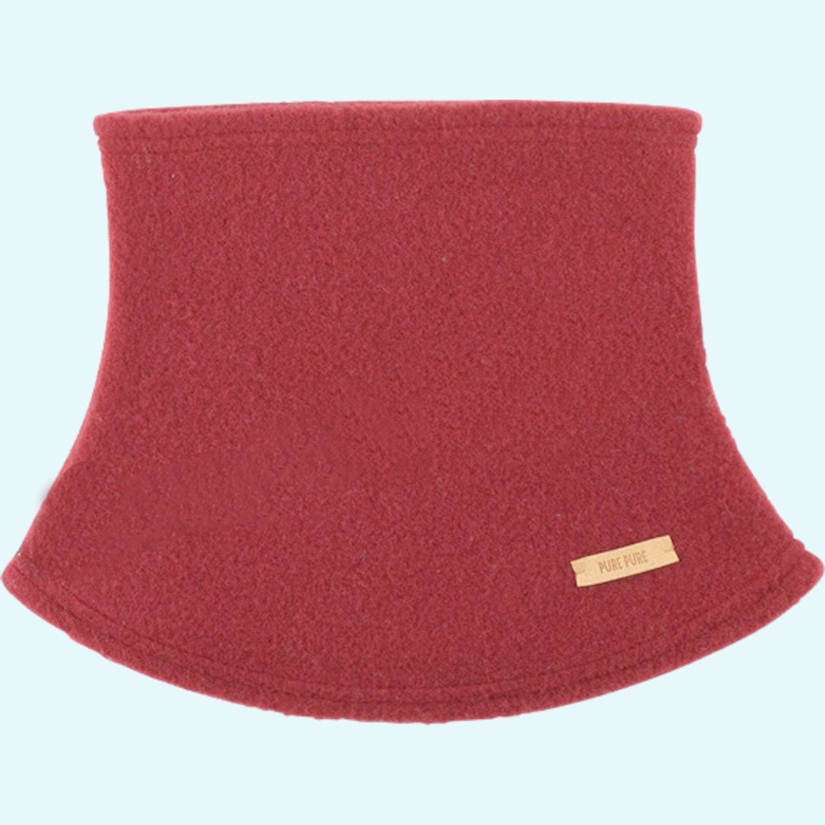 Kuschelalarm!! Schlupfmütze aus BIO Schurwoll-Fleece Schalmütze perfekt für den Winter