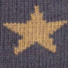 Beanie indigo Sterne