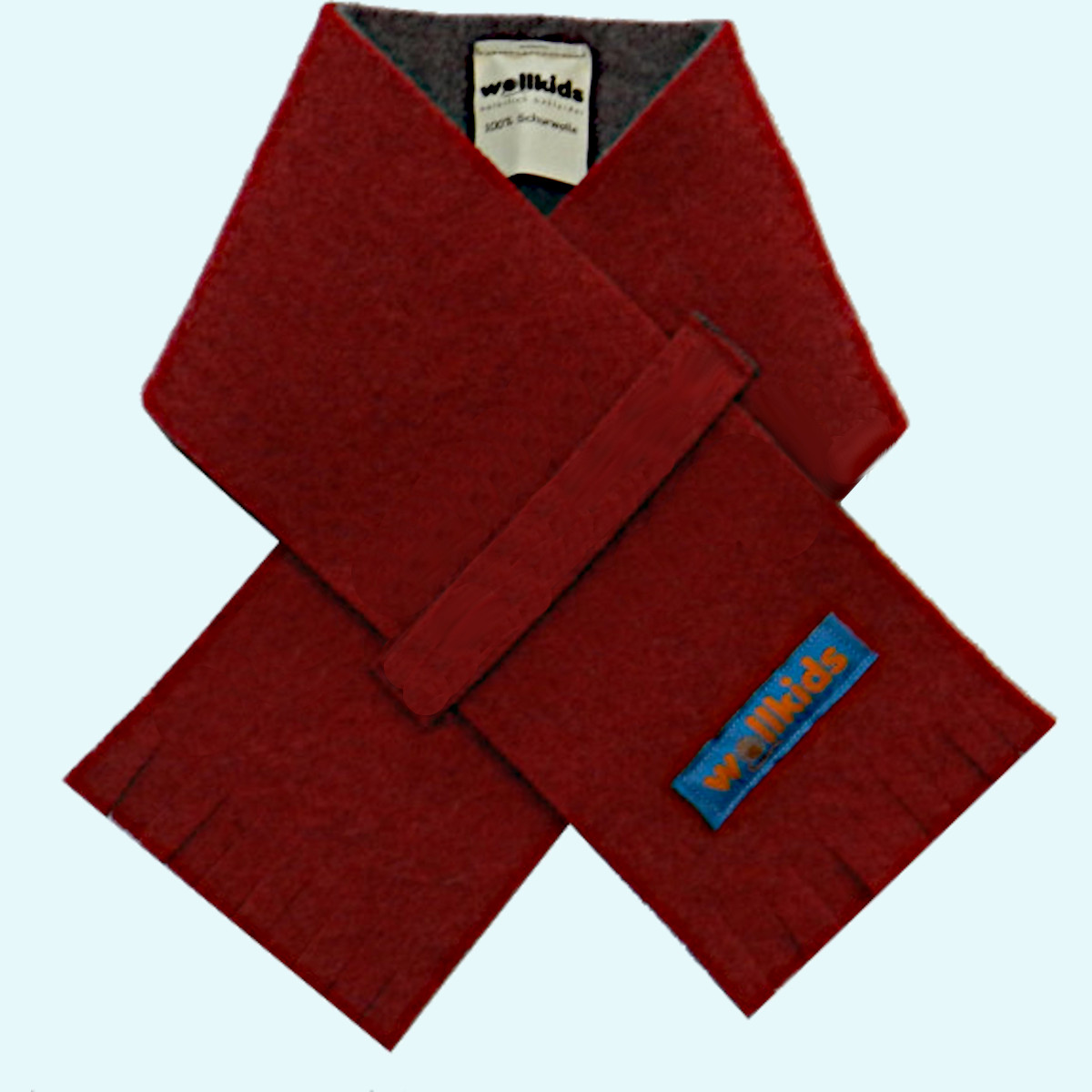 Warmer Doubleface Schal - Sicherheitsschal - Steckschal aus 100% Merinowolle - Handarbeit für den Winter