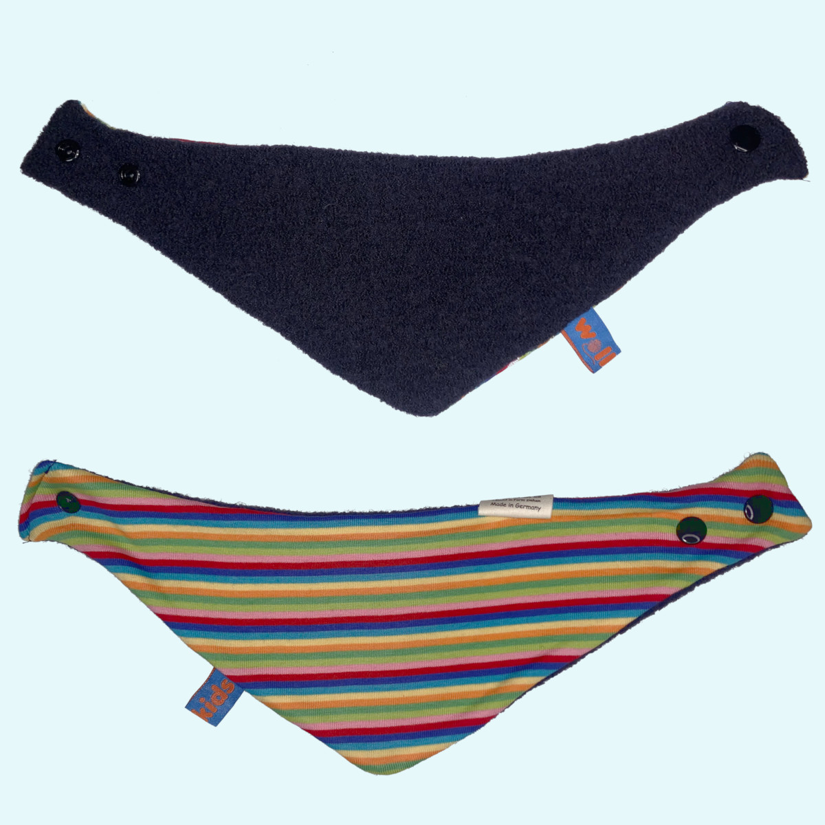 Warmes Wollkids Baby Walk Dreieckstuch aus 100% Wolle & Baumwolle Warmes Wollkids Baby & Kinder Wollwalk Halstuch Dreieckstuch gefüttert aus 100% Wolle & Baumwolle für den Winter