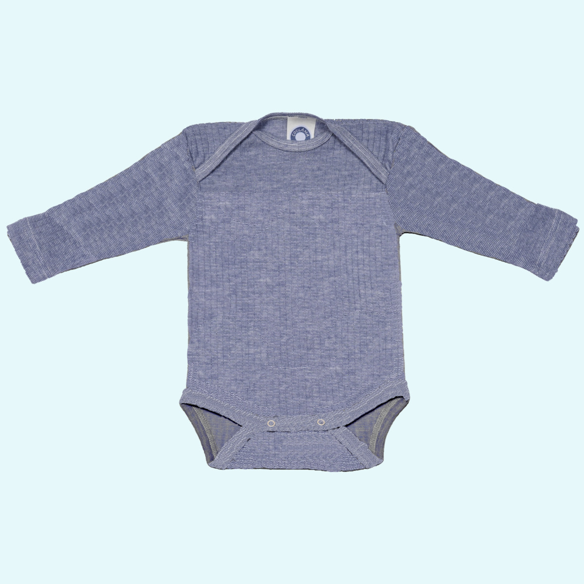 Baby Body langarm aus Wolle-Seide-Baumwolle - Cosilana Baby Body langarm aus Wolle-Seide-Baumwolle von Cosilana