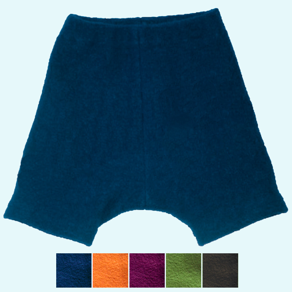 Wollkids Baby & Kinder Windel Wollüberhosen für Stoffwindelkinder & kurze Wollwalk Hose Shorts für Sommer & Winter