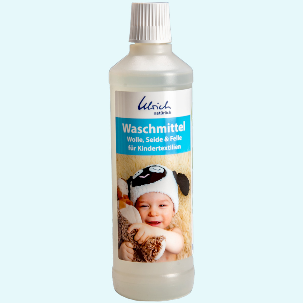 Wolle Seide Waschmittel für Kinder Waschmittel Wolle, Seide und Felle für Kindertextilien 500ml - Ulrich natürlich