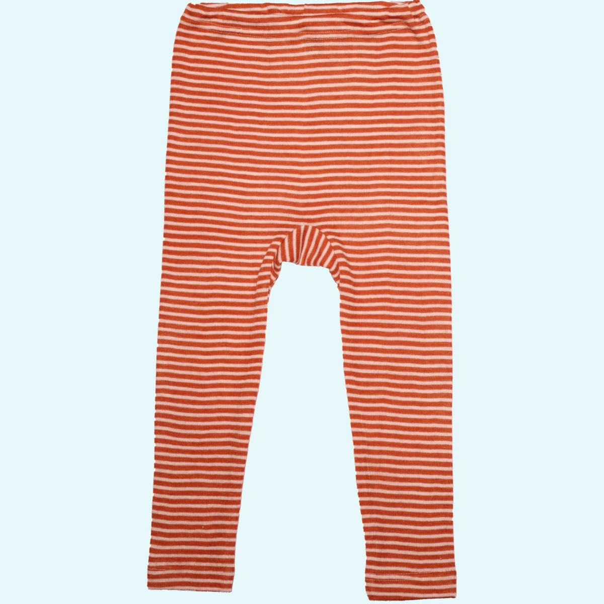 Süße Kinder Leggings geringelt aus Wolle/Seide - Cosilana Leggings für Kinder aus Wolle/Seide von Cosilana - geringelt