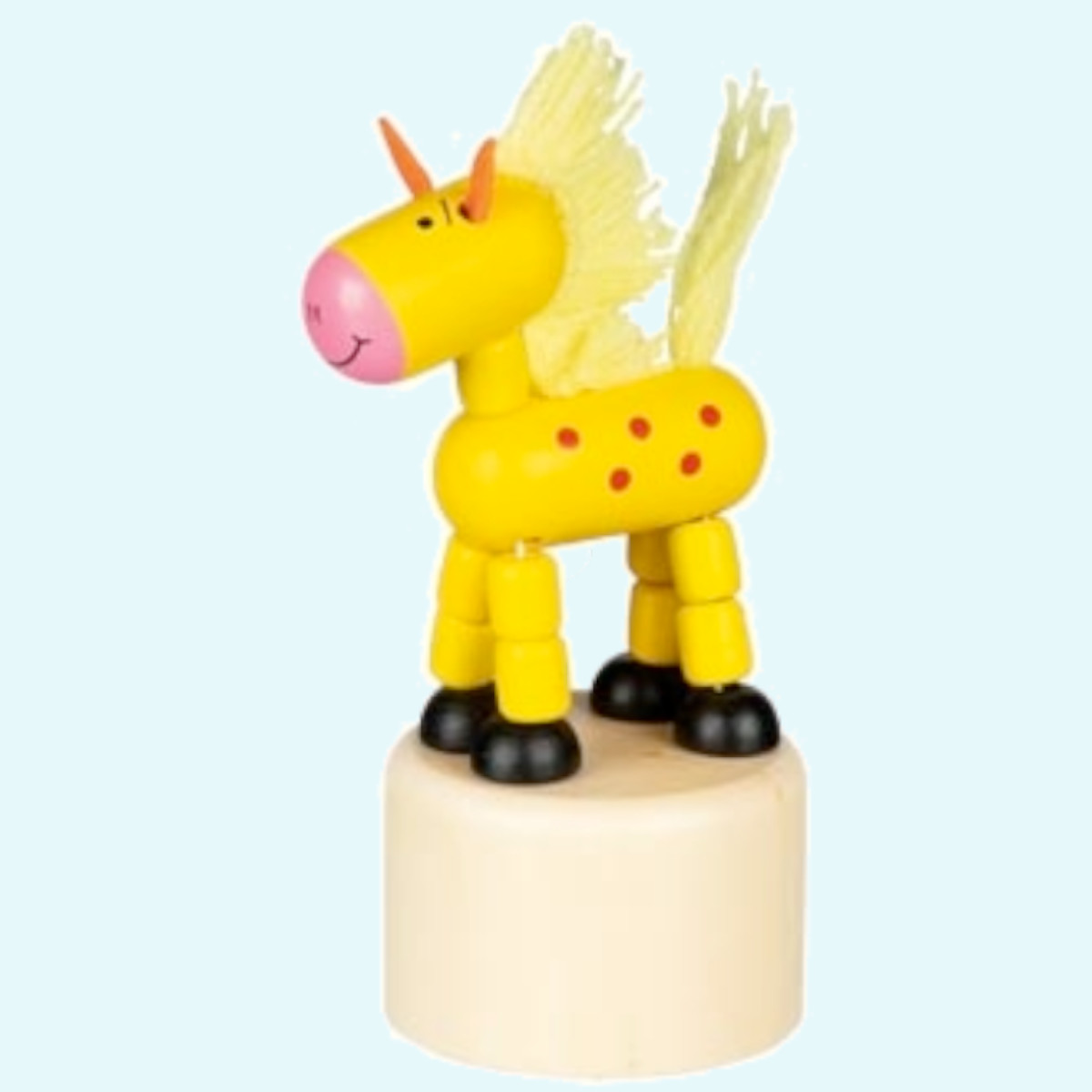 Süße Wackelfigur aus Holz für Kinder ab 3 Jahre - Goki Süße Wackelfigur aus Holz für Kinder ab 3 Jahre von Goki