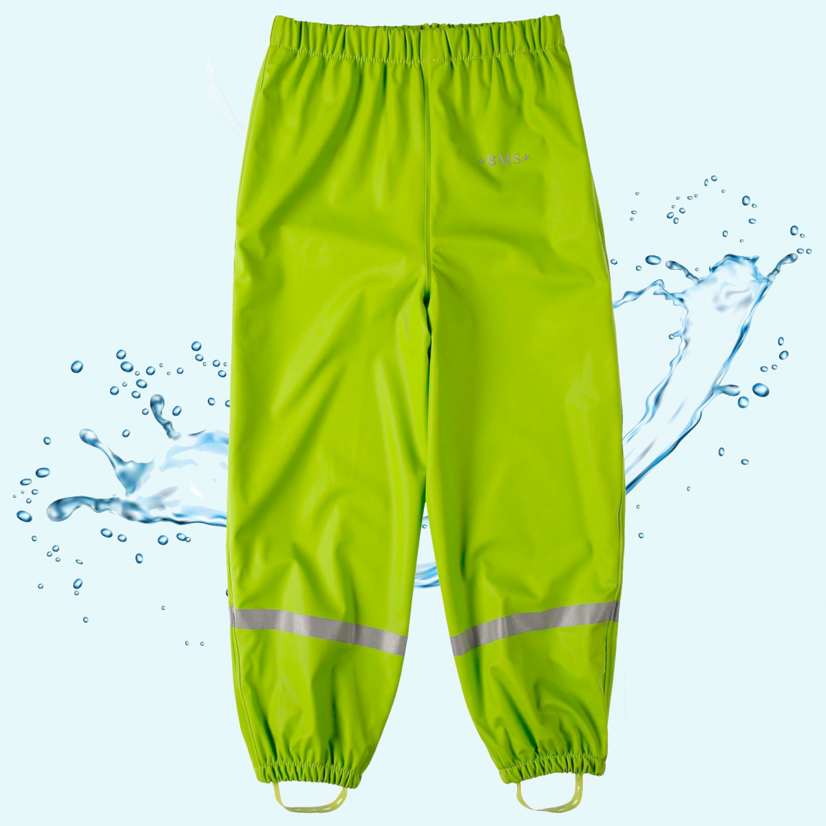 Schadstofffreie Kinder Regenhose ohne Latz - BMS Buddelbundhose Schadstofffreie Regenhose ohne Latz für Kinder von BMS - Buddelbundhose