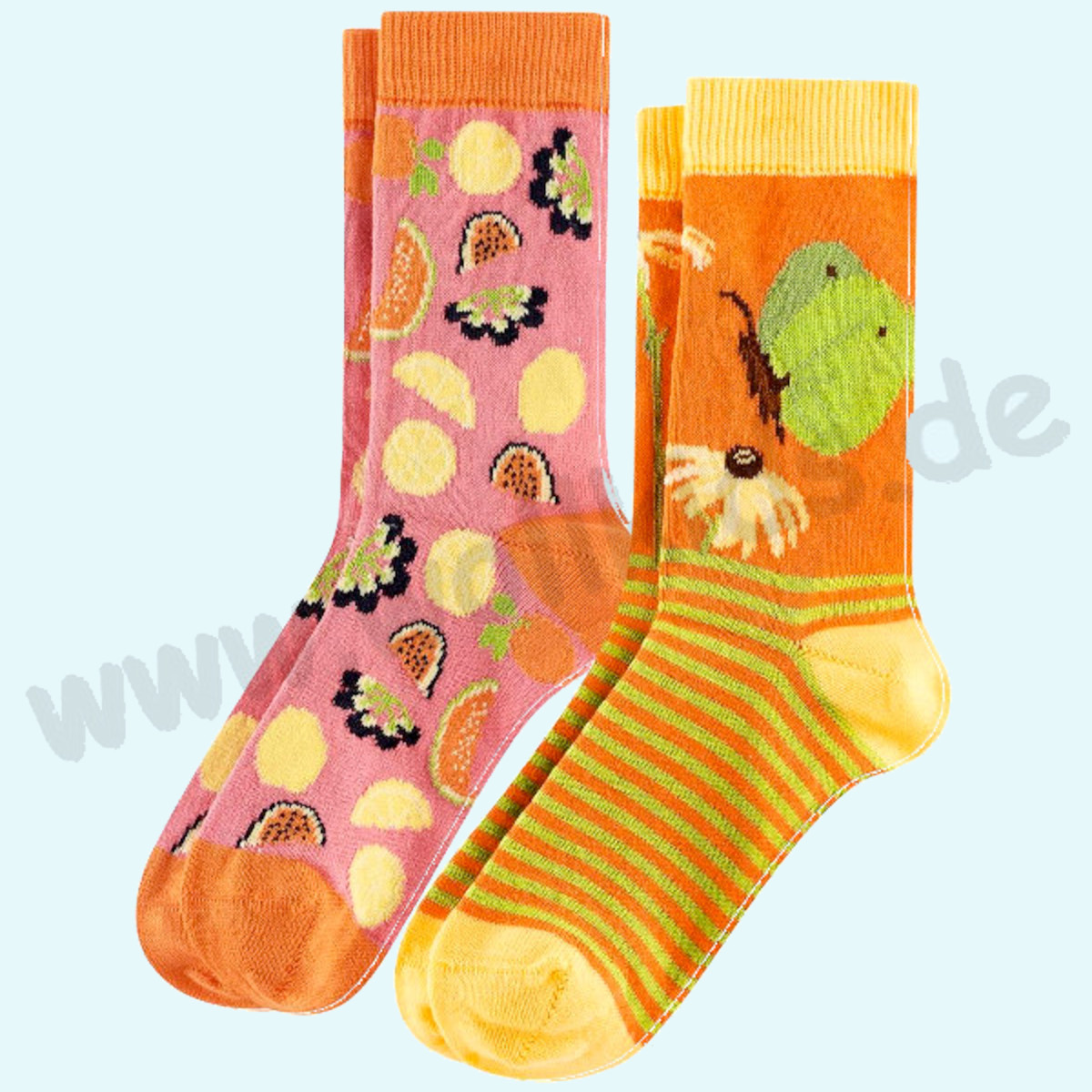 Süße Kindersocken aus reiner BIO Baumwolle im 2er Pack von Livingcrafts