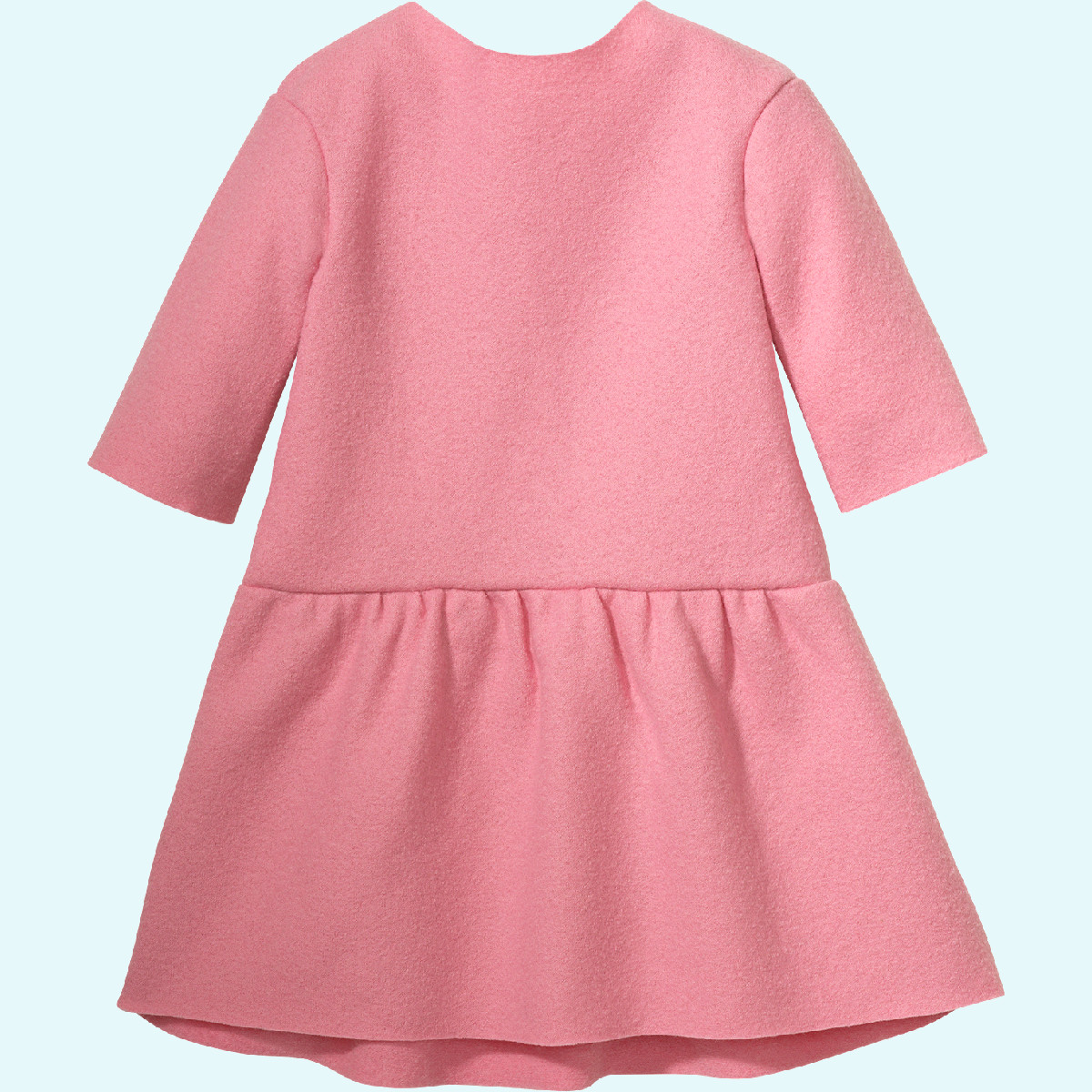 SALE - süßes disana Baby & Kinder Walk-Kleid merino Schurwolle SALE - Süßes disana Baby & Kinder Woll-Walk-Kleid langarm für Mädchen aus kbT merino Schurwolle - GOTS