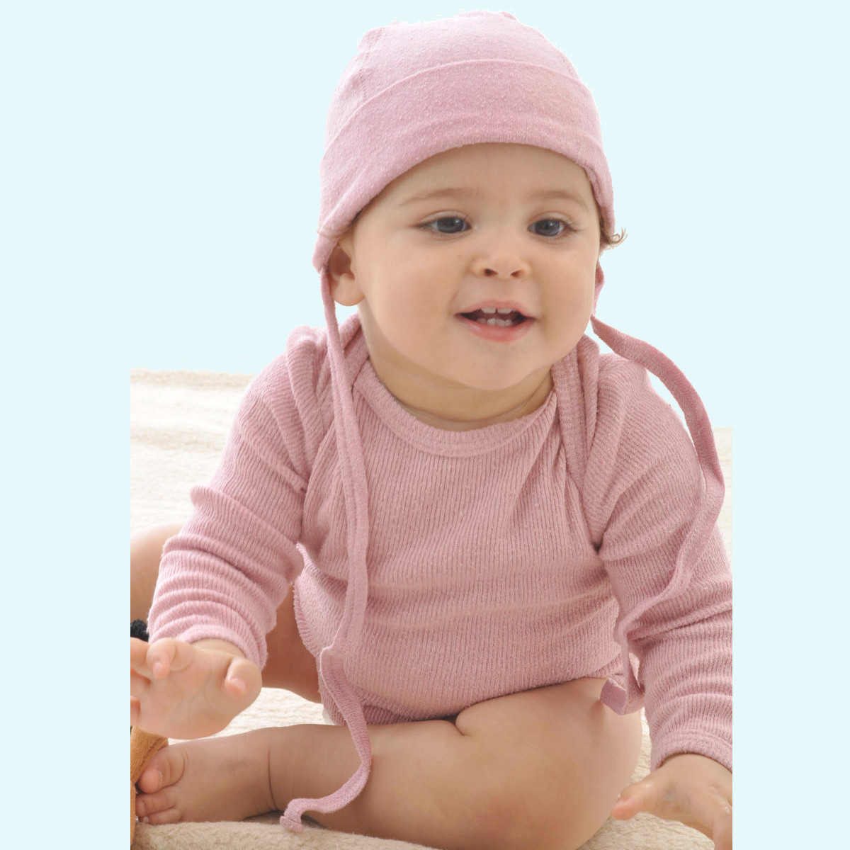 Sommer Langarmbody für Babys aus 100% Seide von Alkena Sommer Langarmbody für Babys aus 100% Seide von Alkena