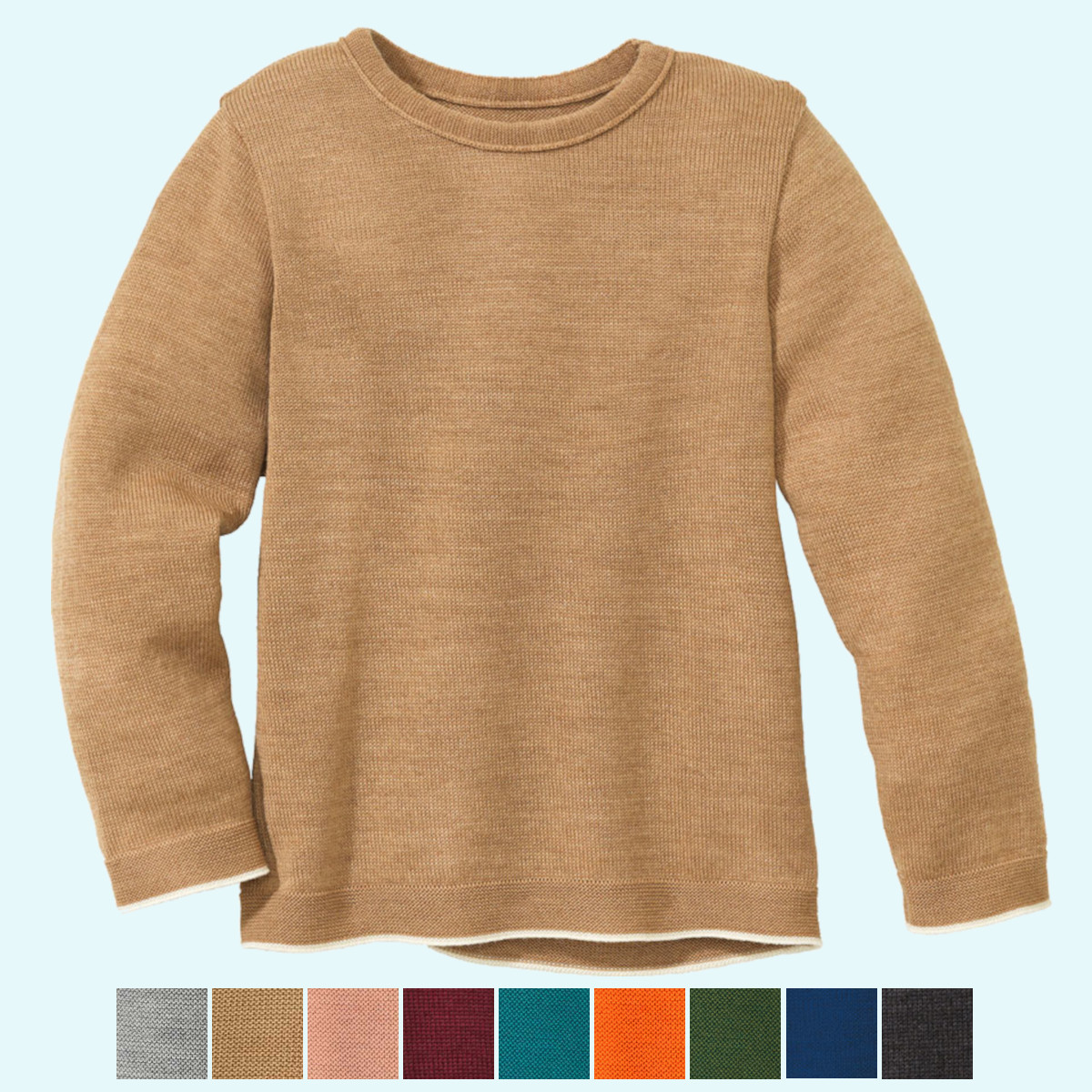 Warmer disana Baby & Kinder Strick-Pullover aus Merinowolle Warm & kuschelig: disana Baby & Kinder Strick-Pullover Wollpullover aus kbT Merino Schurwolle GOTS