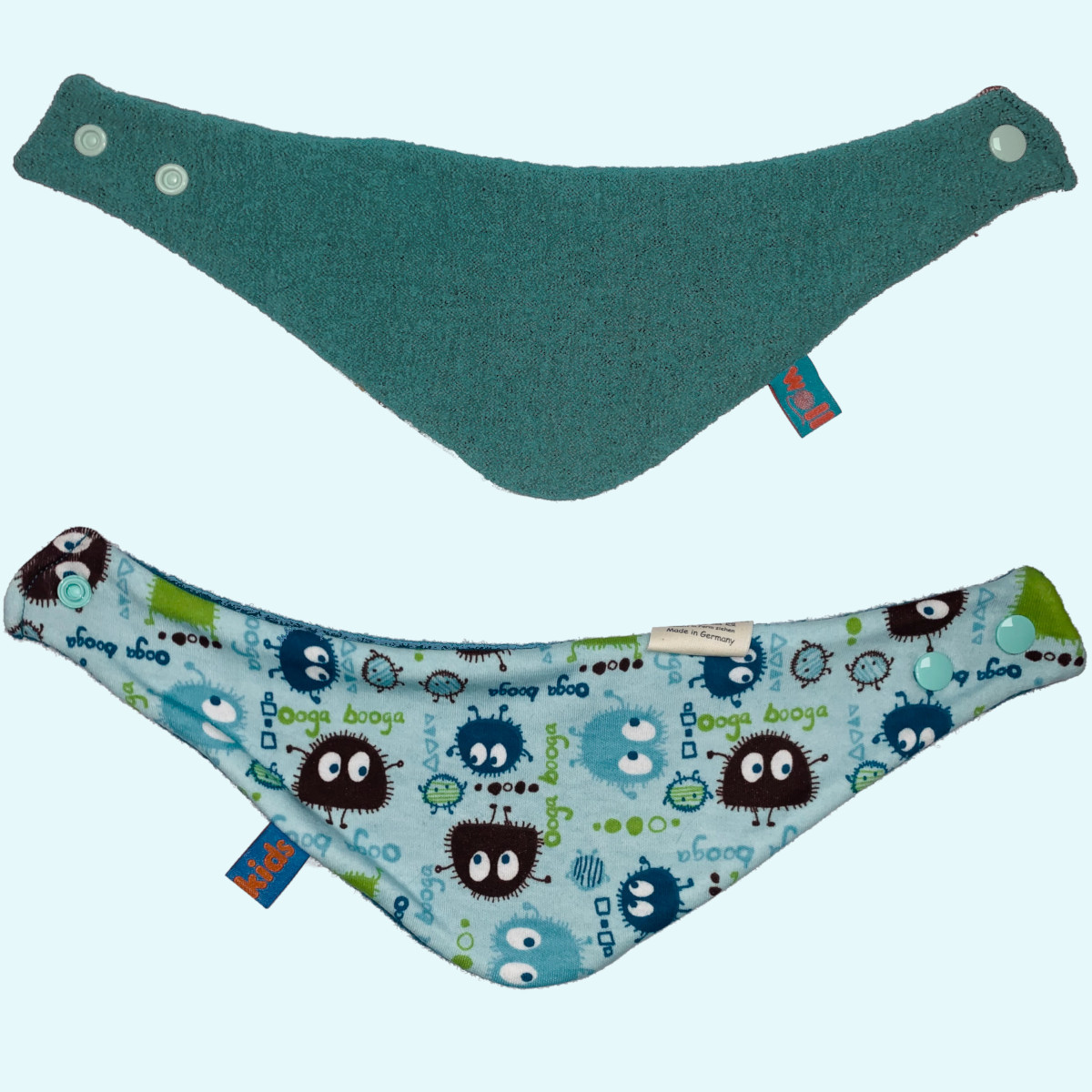 Warmes Wollkids Baby Walk Dreieckstuch aus 100% Wolle & Baumwolle Warmes Wollkids Baby & Kinder Wollwalk Halstuch Dreieckstuch gefüttert aus 100% Wolle & Baumwolle für den Winter