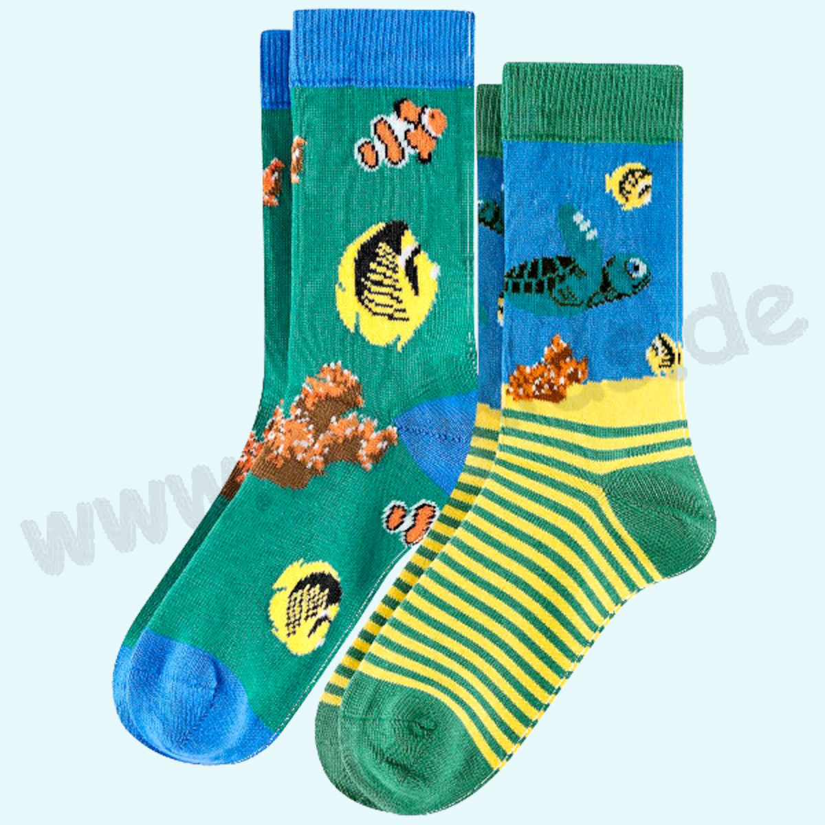 Süße Kindersocken aus reiner BIO Baumwolle im 2er Pack von Livingcrafts