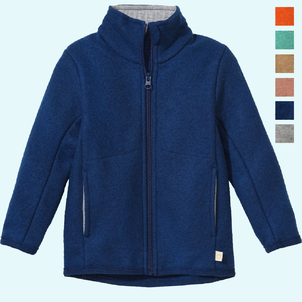 Kuschelige disana Baby & Kinder Walk-Zipper-Jacke Merinowolle Kuschelige disana Baby & Kinder Wollwalk-Zipper-Jacke/Übergangsjacke gefüttert aus kbT merino Schurwolle GOTS