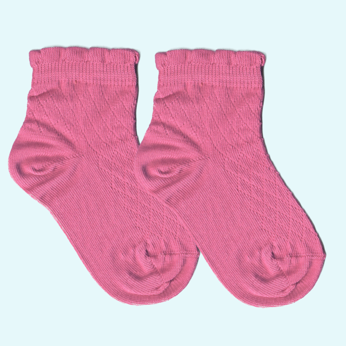 Mädchen Sneaker Socken mit Rüschen - Grödo Bio Baumwolle Schicke Mädchen Sneaker Socken mit Rüschen aus Bio Baumwolle von Grödo