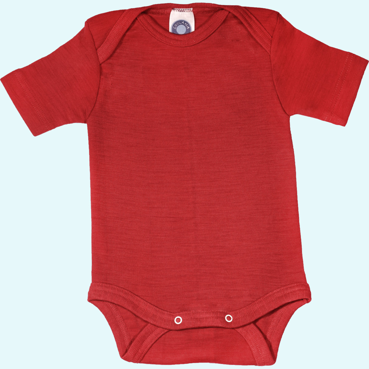 Weicher Baby Body kurzarm Merinowolle Seide Cosilana Baby Body kurzarm einfarbig von Cosilana aus kbT merino Schurwolle/Seide - ideal im Winter & bei empfindlicher Haut GOTS