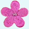 Blume: 22mm pink Perle