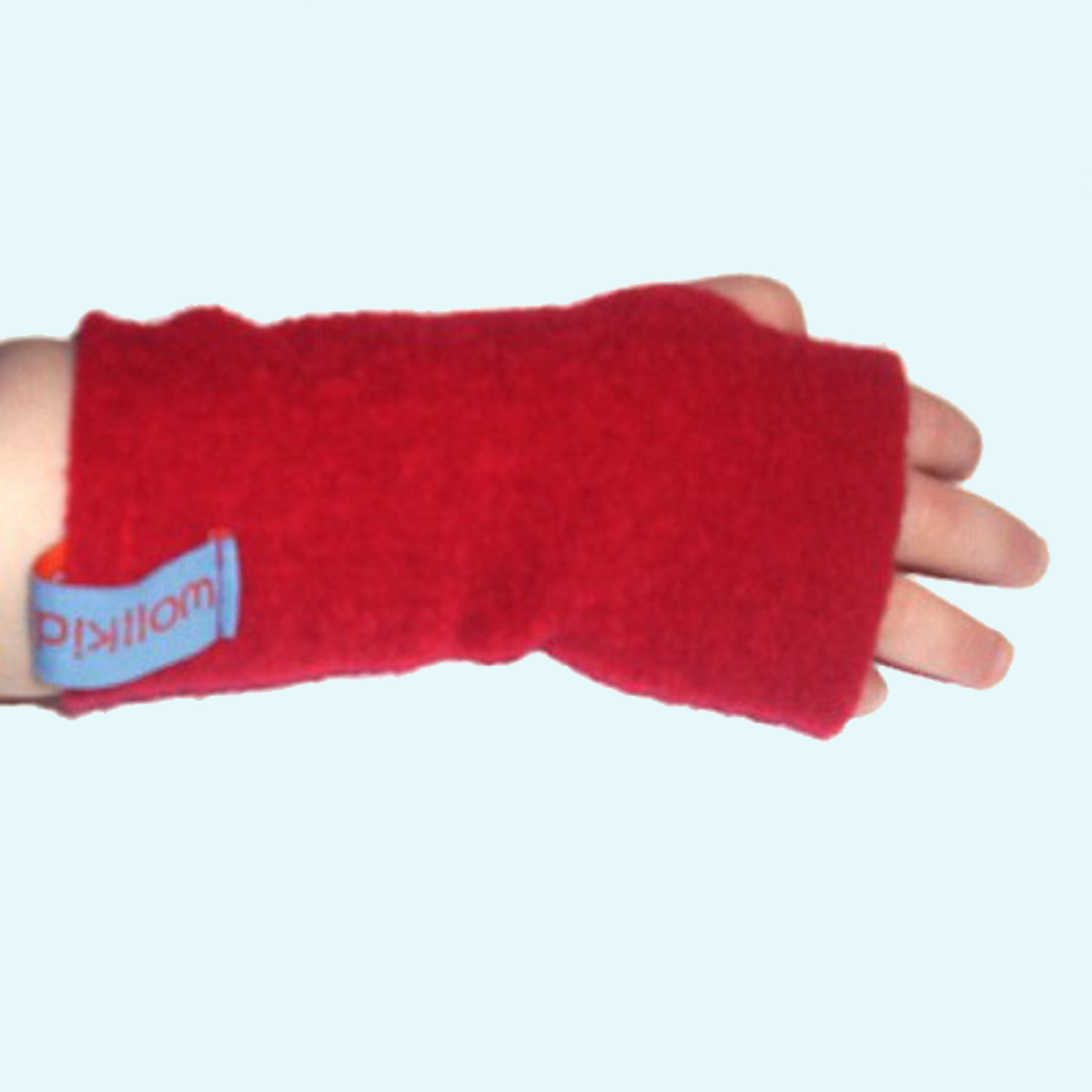 Warme doubleface Walk Pulswärmer mit Daumenloch für Kinder - Wollkids Warme doubleface Walk Pulswärmer mit Daumenloch für Babys & Kinder von Wollkids - 100% Merinowolle