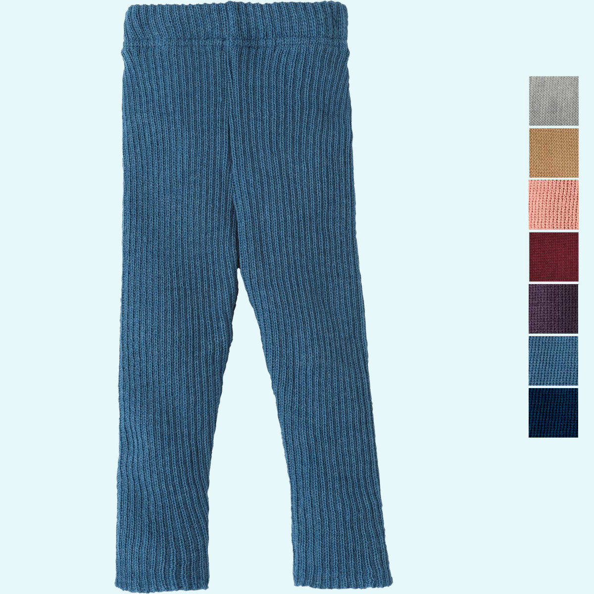 Dicke, warme disana Baby & Kinder Winter Strick-Leggings Woll-Leggings blickdicht für Mädchen aus BIO merino Schurwolle GOTS