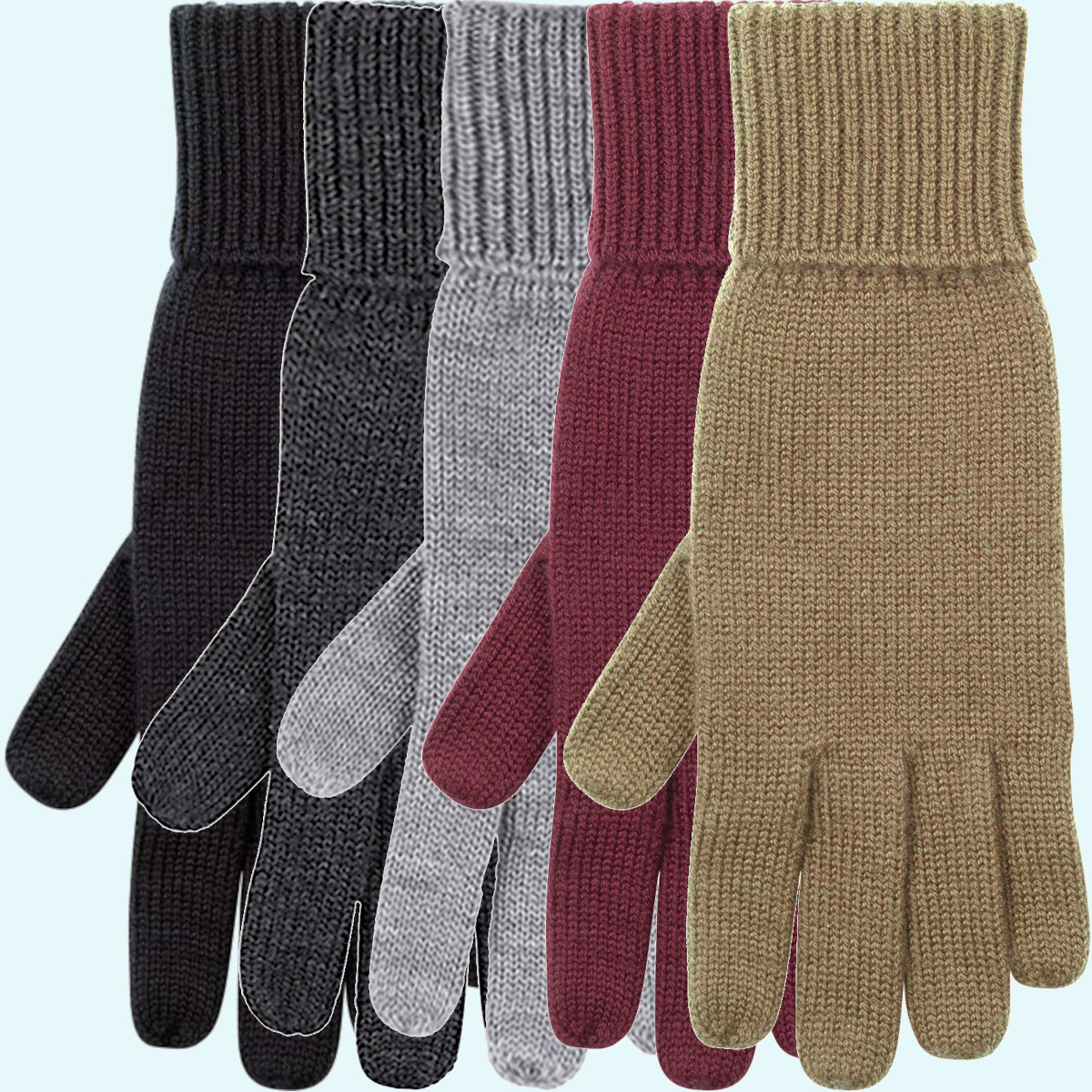 ❄ Fingerhandschuhe aus BIO Schurwolle ❄ schön kuschelig warm ❄ für Damen