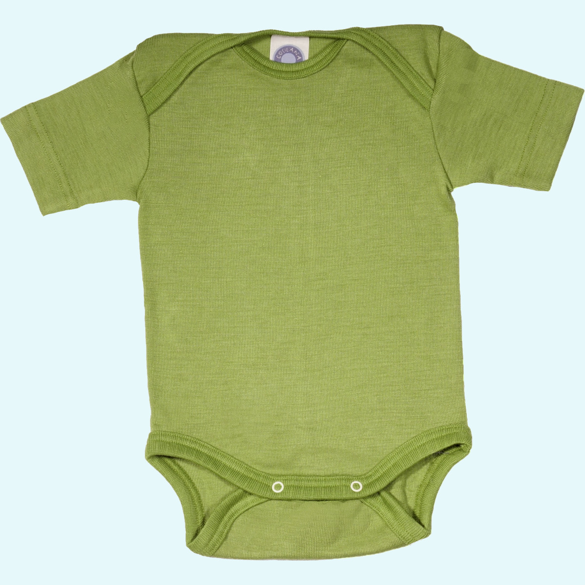 Weicher Baby Body kurzarm Merinowolle Seide Cosilana Baby Body kurzarm einfarbig von Cosilana aus kbT merino Schurwolle/Seide - ideal im Winter & bei empfindlicher Haut GOTS