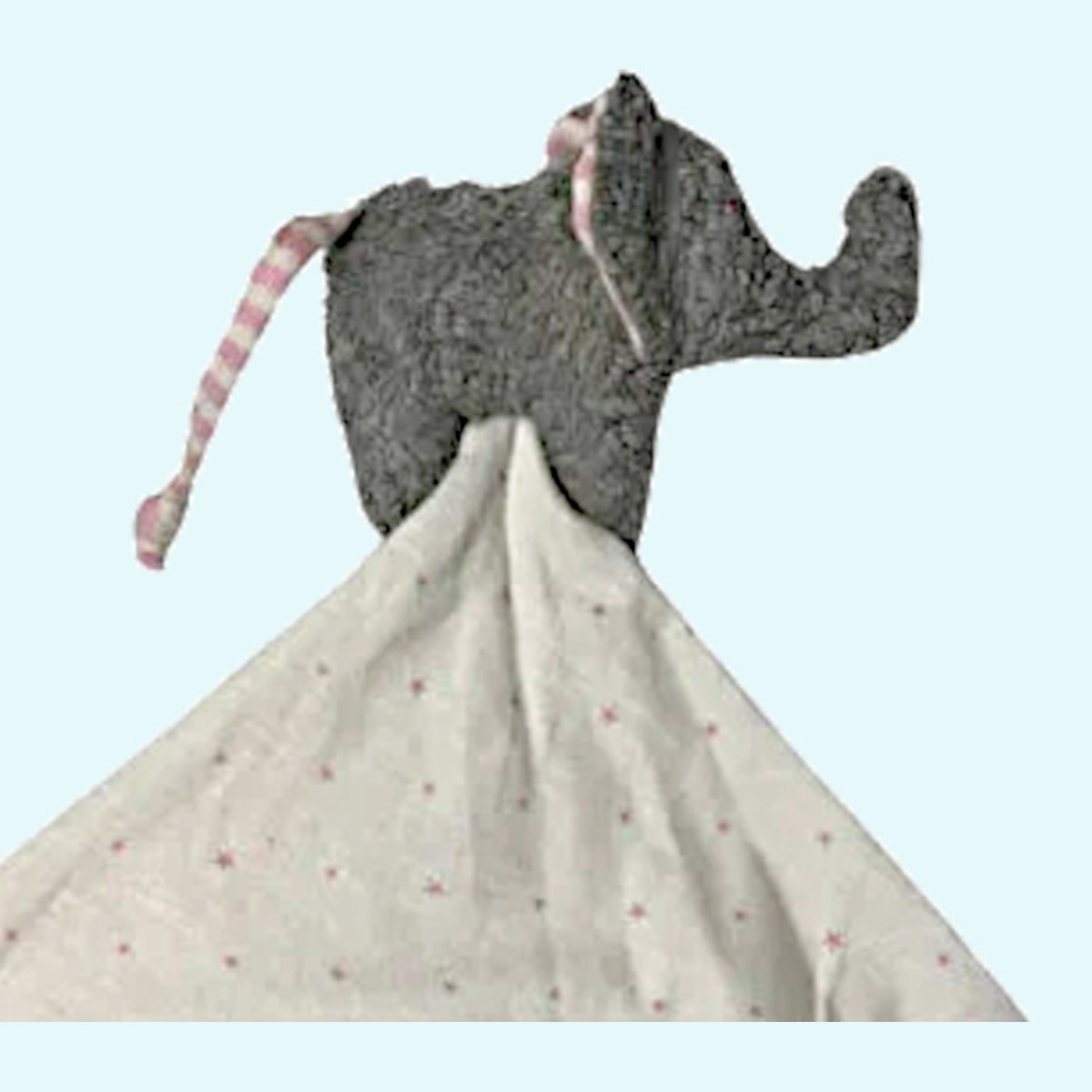 Elefant rosa Schnuffeltuch