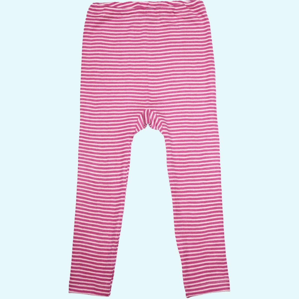 Süße Kinder Leggings geringelt aus Wolle/Seide - Cosilana Leggings für Kinder aus Wolle/Seide von Cosilana - geringelt