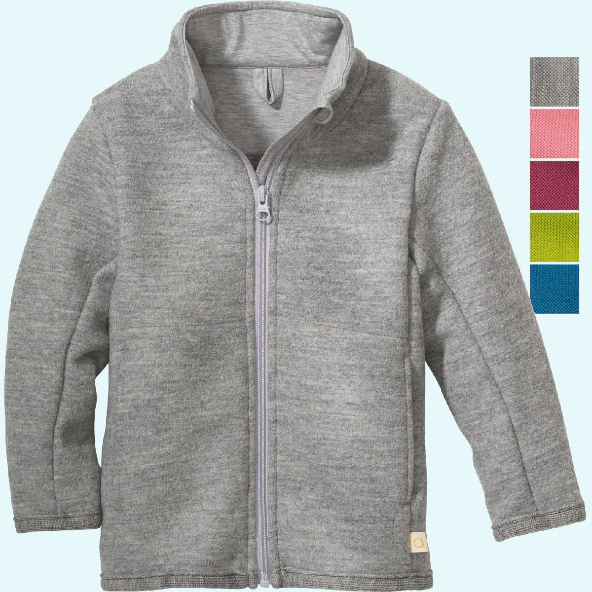 SALE - Warme disana Baby & Kinder Walk-Zipperjacke merino Wolle SALE - Warme disana Baby & Kinder Wollwalk Übergangs-Jacke mit Zipper aus kbT merino Schurwolle GOTS