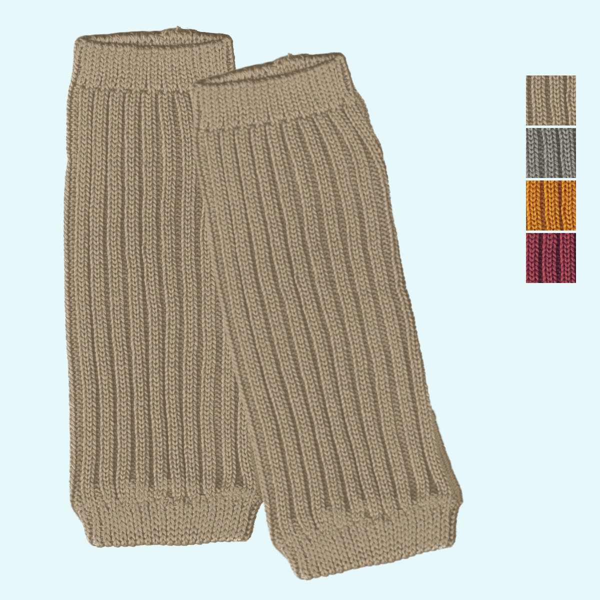 Warme Kinder Beinstulpen aus 100% Merino Wolle von Grödo Dicke & warme Kinder Beinstulpen aus 100% Merino Wolle von Grödo