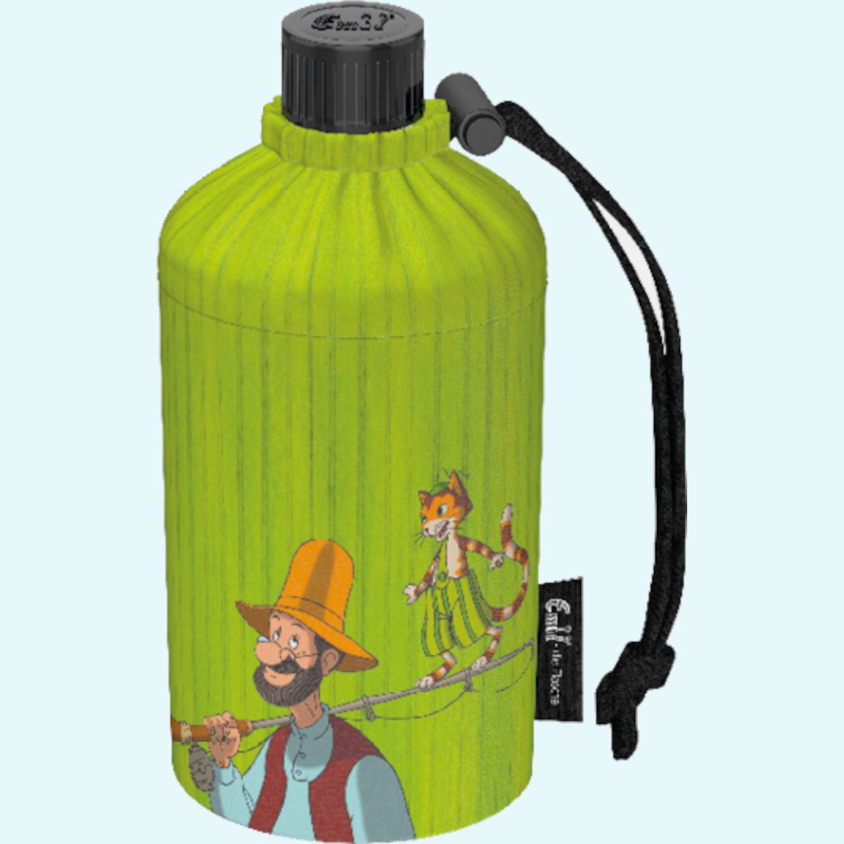 Emil Kinder Trinkflaschen mit Blume des Lebens Schule Emil die Flasche - Kinder Glas-Trinkflaschen für die Schule mit Blume des Lebens & Isolier-Behälter - Die gesunde Trinkflasche