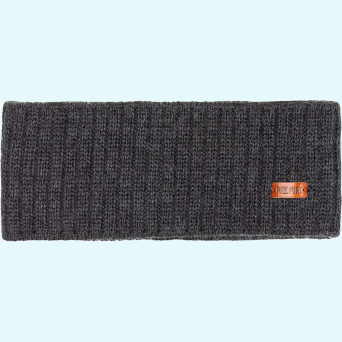 Breites Kinder & Erwachsenen Strick-Stirnband mit warmen Wollfleece-Futter aus 100% Merinowolle von Pure Pure - perfekt für den Winter