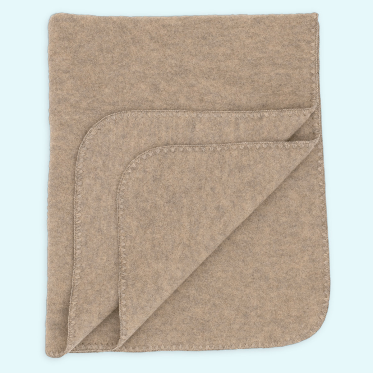 Engel Wollfleece Decke für babys Baby Decke Muschelkante Wollfleece IVN BEST