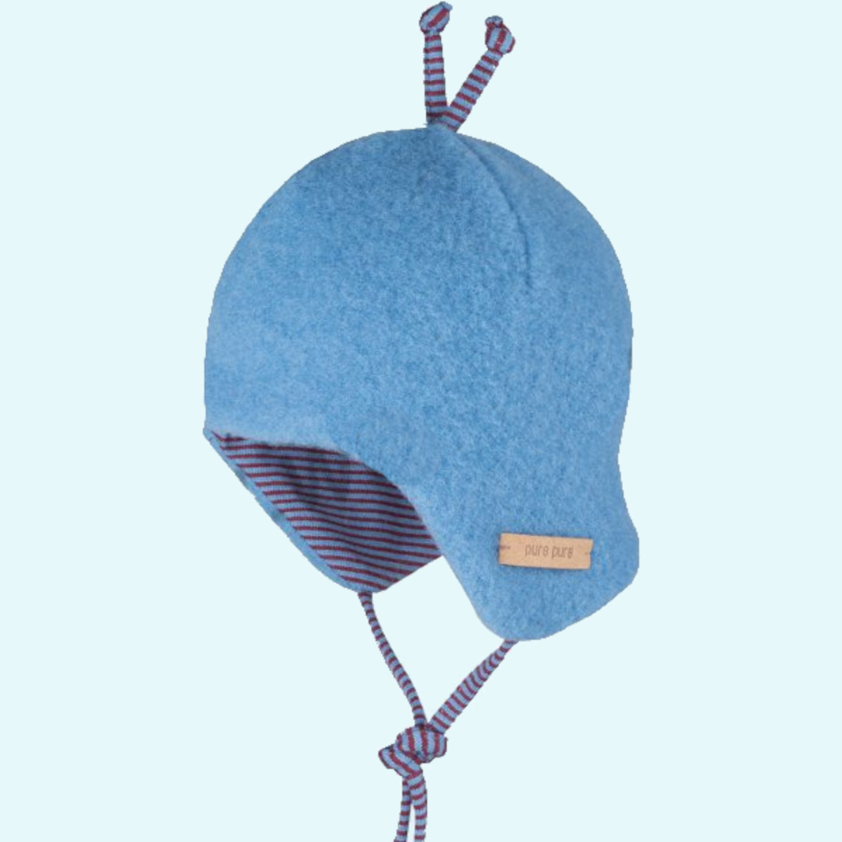 Die perfekte Baby Mütze im Winter aus 100% Wollfleece von Pure Pure SALE - Warme Baby Wollfleece Mütze aus 100% Merinowolle von Pure Pure - die perfekte Mütze im Winter & für Neugeborene