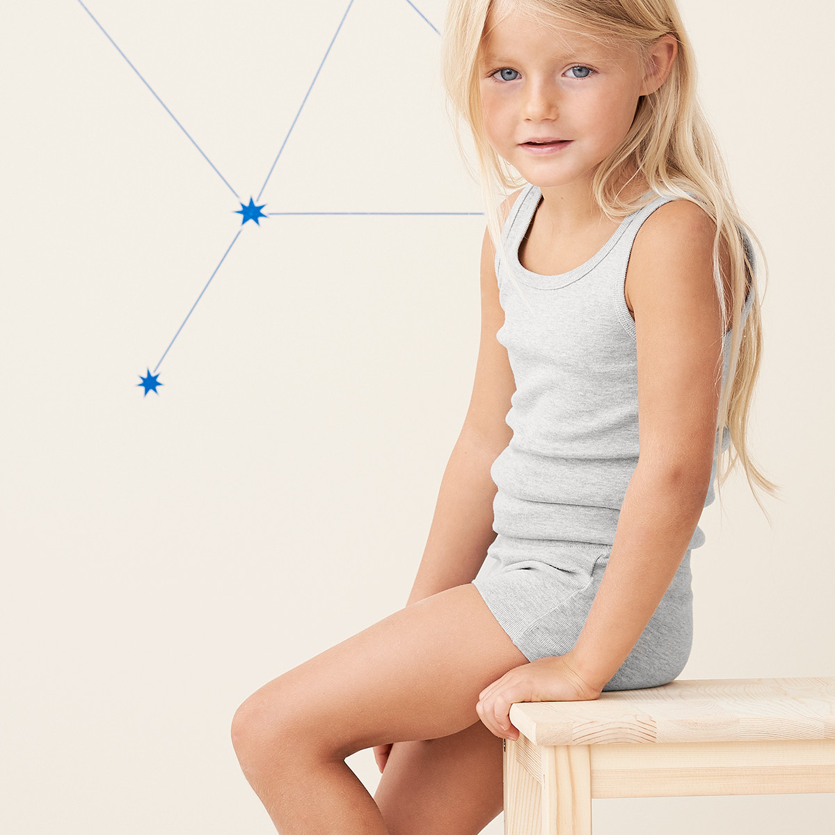 Trägerhemd - Unterhemd für Kinder - aus reiner BIO Baumwolle GOTS  von Livingcrafts