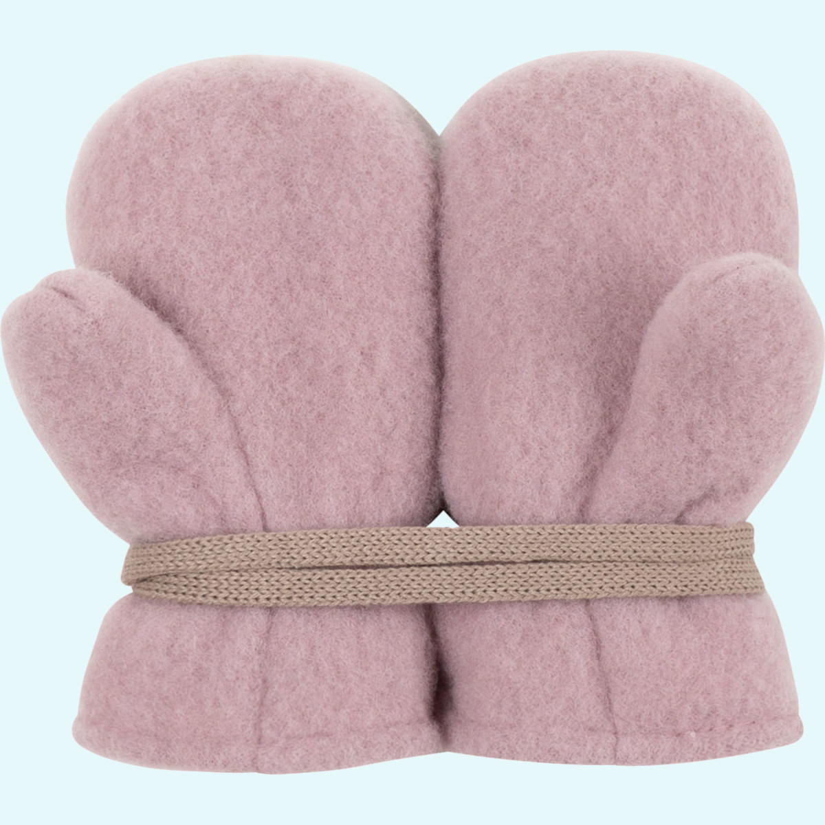 Super kuschelige Bio Wollfleece Baby-Fäustlinge aus 100% Merinowolle von Pure Pure - perfekt für Neugeborene im Winter