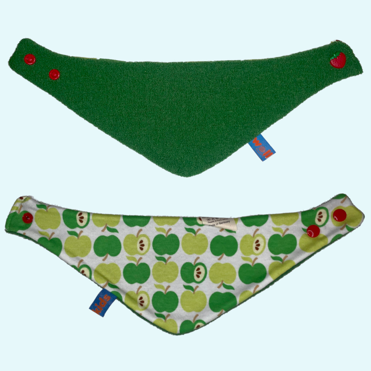Warmes Wollkids Baby Walk Dreieckstuch aus 100% Wolle & Baumwolle Warmes Wollkids Baby & Kinder Wollwalk Halstuch Dreieckstuch gefüttert aus 100% Wolle & Baumwolle für den Winter