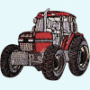 Fahrzeuge: Traktor rot klein