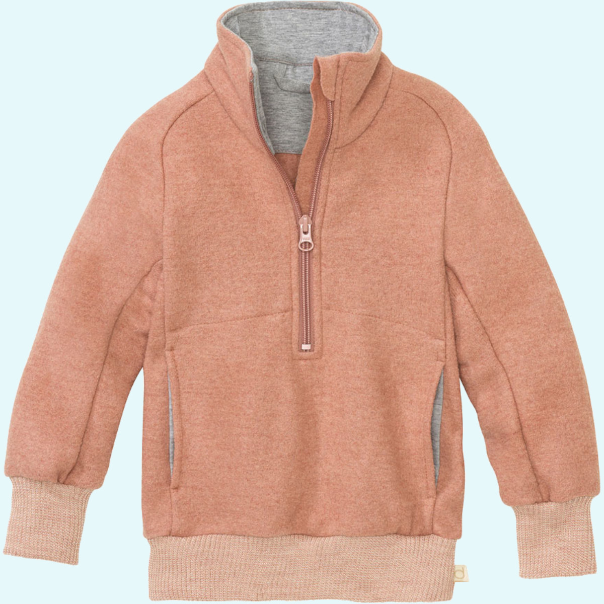 Warmer disana Baby & Kinder Winter Walk-Troyer Merinowolle Dicker, warmer disana Baby & Kinder Wollwalk-Troyer/Pullover mit Reißverschluss aus BIO merino Schurwolle für den Winter GOTS