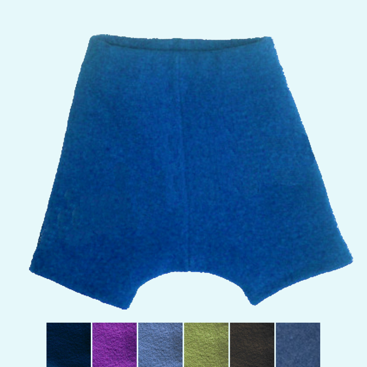 Walküberhose - Wollüberhose - Mini-Shortie fürs Baby aus reinem Schurwollwalk - Ausläufer