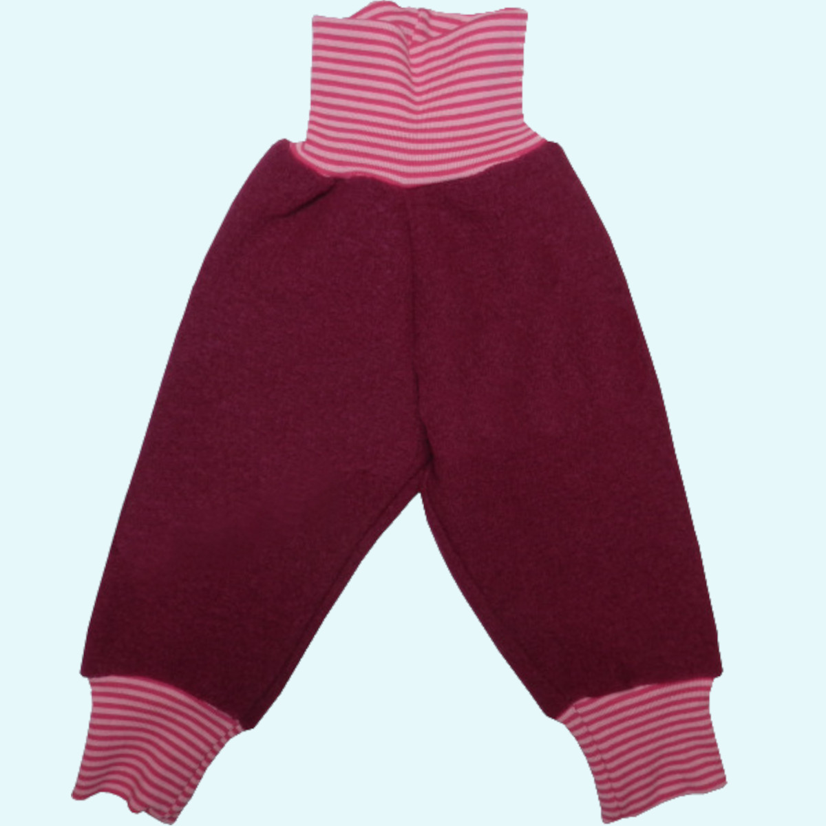 Warme Wollkids Mädchen Winter Pumphose aus 100% Wollwalk beere/rosa Warme Wollkids Baby & Kinder Winter Walkhose Pumphose aus 100% Wollwalk für Mädchen - Farbe beere/rosa